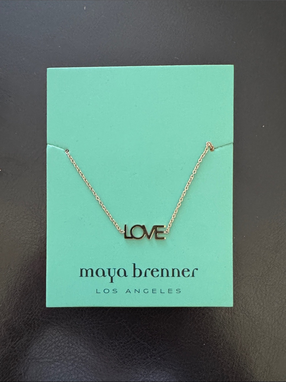 Maya Brenner Gold LOVE Bracelet